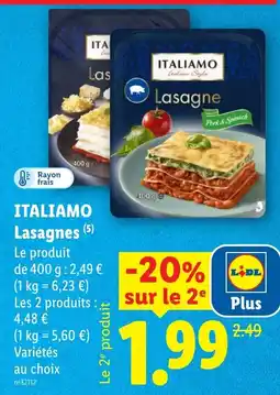 Lidl ITALIAMO Lasagne offre