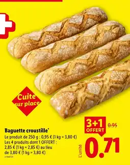 Lidl Baguette croustille offre