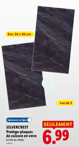 Lidl SILVERCREST Protège-plaques de cuisson en verre offre