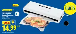 Lidl SILVERCREST Appareil de mise sous vide offre