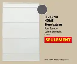 Lidl LIVARNO HOME Store bateau offre