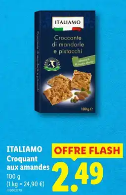 Lidl ITALIAMO Croquant aux amandes offre