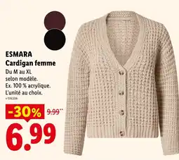Lidl ESMARA Cardigan femme offre