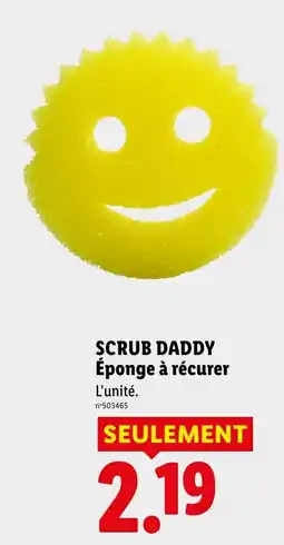 Lidl SCRUB DADDY Éponge à récurer offre
