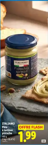 Lidl ITALIAMO Pâte à tartiner pistache offre