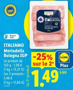 Lidl ITALIAMO Mortadella Bologna IGP offre