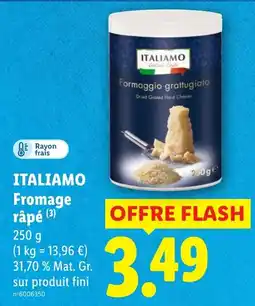 Lidl ITALIAMO Fromage râpé offre