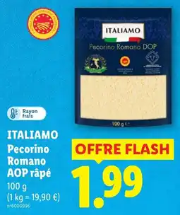 Lidl ITALIAMO Pecorino Romano offre