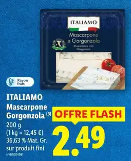 Lidl ITALIAMO Mascarpone Gorgonzola offre
