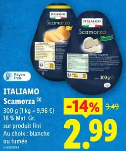 Lidl ITALIAMO Scamorza offre