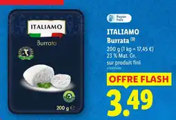 Lidl ITALIAMO Burrata offre