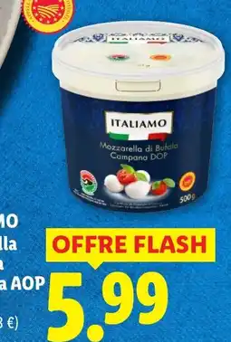 Lidl ITALIAMO Mozzarella di Bufala Campana DOP offre