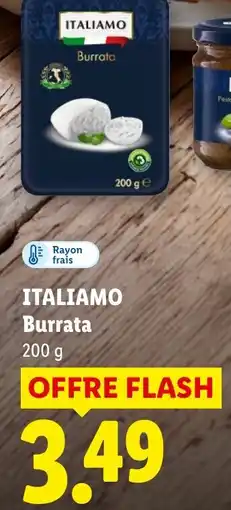 Lidl ITALIAMO Burrata offre