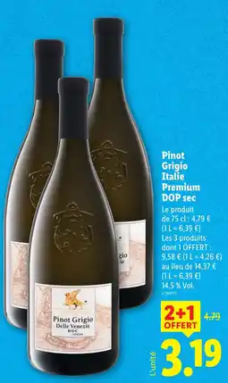 Lidl Pinot Grigio Delle Venezie DOC offre