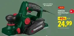Lidl PARKSIDE Rabot électrique offre