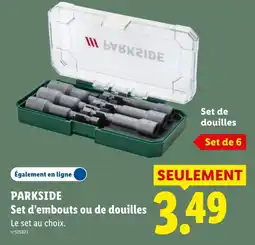 Lidl PARKSIDE Set d'embouts ou de douilles offre