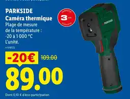 Lidl PARKSIDE Caméra thermique offre