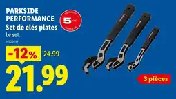 Lidl PARKSIDE Set de clés plates offre