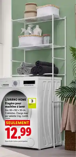 Lidl LIVARNO HOME Étagère pour machine à laver offre