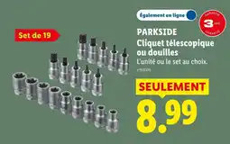 Lidl PARKSIDE Cliquet télescopique ou douilles offre