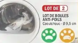 La Foir'Fouille Lot de boules anti-poils offre