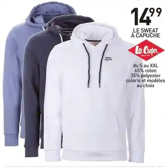 Stokomani Lee cooper le sweat à capuche offre