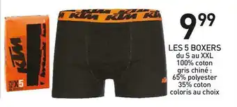 Stokomani Ktm les 5 boxers offre