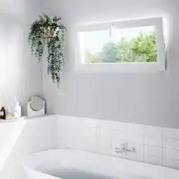 Brico Dépôt Châssis blanc pvc 1 vantail 45x60 cm offre