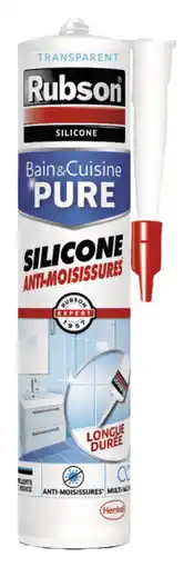 Brico Dépôt Mastic silicone bain et cuisine blanc 280 ml offre