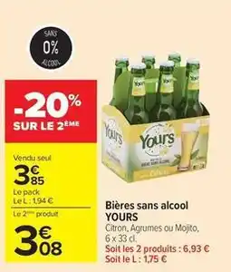 Carrefour Market Bières sans alcool offre