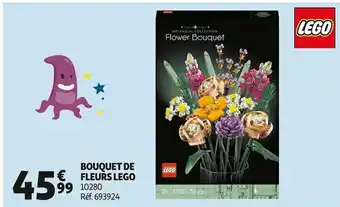 Auchan Lego bouquet de fleurs offre