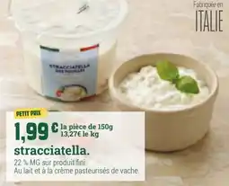 Fresh Stracciatella des pouilles offre