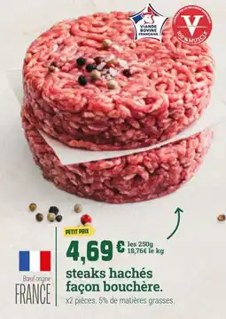 Fresh steaks hachés façon bouchère offre