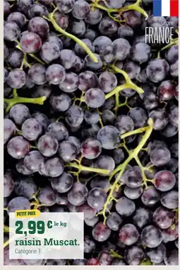 Fresh raisin Muscat. offre