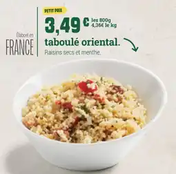 Fresh taboulé oriental offre