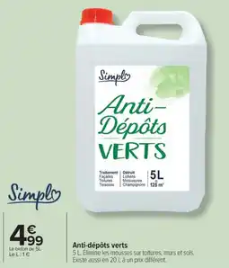 Carrefour Market Simply Anti-Dépôts Verts offre