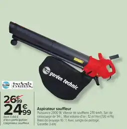 Carrefour Market ELEM Aspirateur souffleur offre