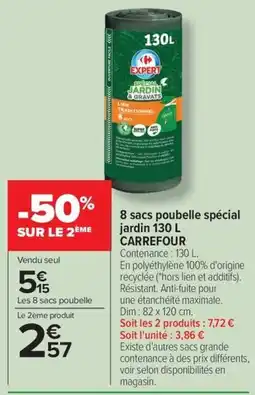 Carrefour Market Expert poubelle spécial jardin offre