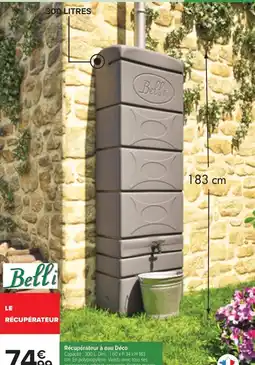Carrefour Market Belli Récupérateur à eau Déco offre