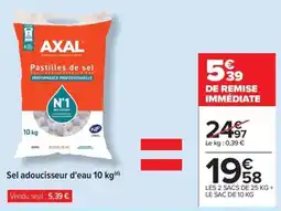 Carrefour Market AXAL Pastilles de sel offre