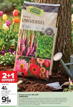 Carrefour Market CARREFOUR Terreau universel offre