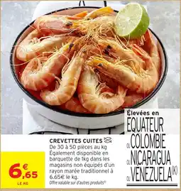 Intermarché CREVETTES CUITES offre