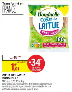 Intermarché Bonduelle Cœur de Laitue offre