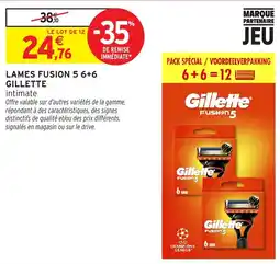 Intermarché Gillette Lames Fusion 5 offre