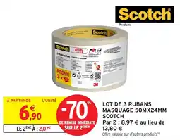 Intermarché Scotch rubans masquage offre
