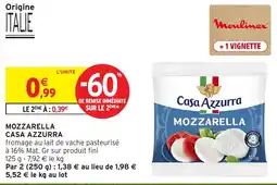 Intermarché Casa Azzurra Mozzarella offre