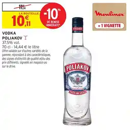 Intermarché POLIakov VODKA offre