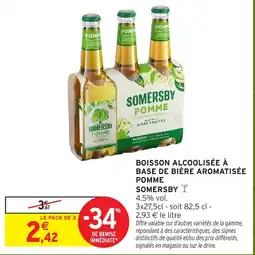 Intermarché SOMERSBY POMME offre