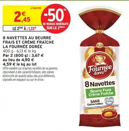 Intermarché La Fournée dorée Navettes offre
