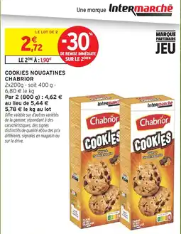 Intermarché Chabrior Cookies offre